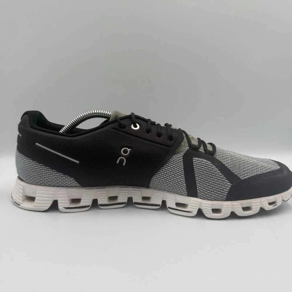 On Cloud X Black Grey White Running Shoes Men's Size 11.5 Low Top Sneakers - Picture 5 of 10